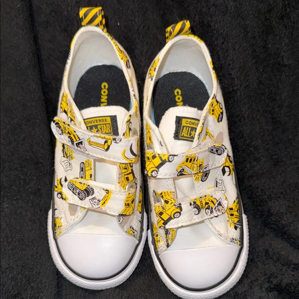Converse Kids Yellow Construction Sneakers New* Sz 10